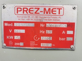 PIŁA  AUTOMATYCZNA DWUGŁOWICOWA  PREZ-MET DCX 500 ROK 2003