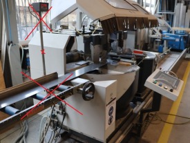 PIŁA DWUGŁOWICOWA  AUTOMATYCZNA  ELUMATEC DG 244 + E580 -5 ROK 2015