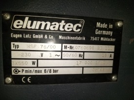 FREZARKA DO ODWODNIEŃ AUTOMAT ELUMATEC WSF 76/00 1998 ROK.
