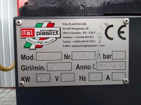 PRZECINARKA DO STALI ITAL-PLASTICK T250-S ROK 2020