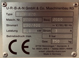 STÓŁ DO OKUWANIA URBAN FAS 320 ROK 2010