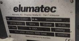 PIŁA DWUGŁOWICOWA AUTOMATYCZNA ELUMATEC DG 244 E580/1 ROK 2019