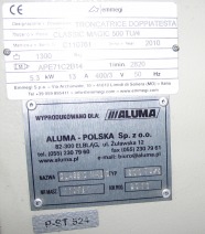 PIŁA  AUTOMATYCZNA DWUGŁOWICOWA EMMEGI / ALUMA CLASSIC MAGIC 500 ROK 2010 