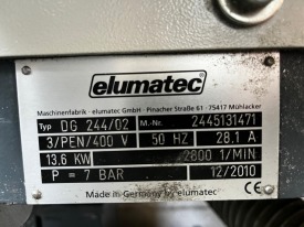 PIŁA  AUTOMATYCZNA DWUGŁOWICOWA ELUMATEC DG 244/02 ROK 2010