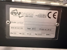 CENTRUM CIĘCIA FIMTEC / GRAF SYNERGY CAT 500 P ROK 2013