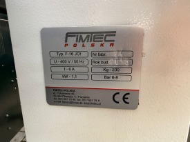 WIERTNICA AUTOMATYCZNA OTWORÓW POD ZAWIASY W RAMIE FIMTEC F-16 JO ROK 2013