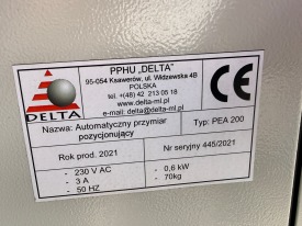 PIŁA DO LISTEW PRZYSZYBOWYCH PREZ-MET 230 P ROK 2014