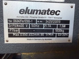 PRZECINARKA / PIŁA TAŚMOWA DO STALI ELUMATEC DG 342 FE / E 555-1 