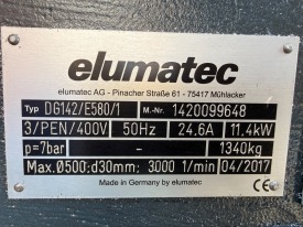 PIŁA DWUGŁOWICOWA ( AUTOMATYCZNA) ELUMATEC DG 142 / E580 / 1 ROK 2017
