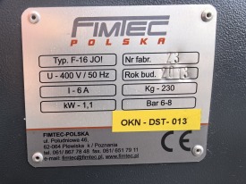WIERTNICA AUTOMATYCZNA OTWORÓW POD ZAWIASY W RAMIE FIMTEC F-16 JO ROK 2013