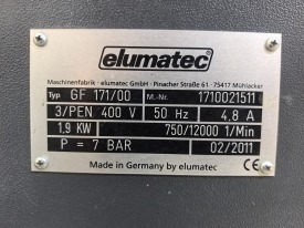  KLAMKOWNICA  (FREZARKO- KOPIARKA) ELUMATEC GF 171/00  ROK 2011