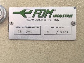 ZAGNIATARKA / ZACISKARKA DO NAROŻY FOM INDUSTRIE BAIHA