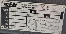 PIŁA DO LISTEW PRZYSZYBOWYCH STB GS 225 A ROK 2006