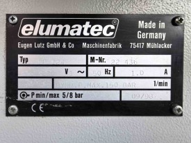 ZAGNIATARKA / ZACISKARKA ELUMATEC EP 124