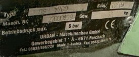 WKRĘTARKA DO WZMOCNIEŃ  URBAN DS 1700   Z DYBLARKĄ ROK 2009