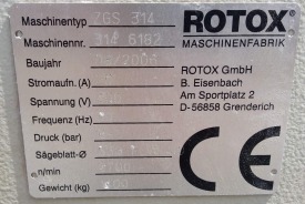 PIŁA DWUGŁOWICOWA AUTOMATYCZNA   ROTOX ZGS 314 ROK  2006